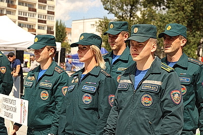Соревнования спасателей-пожарных стартовали в Бресте