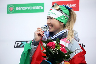 Смольская стала второй в гонке преследования на Кубке сильнейших спортсменов