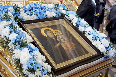 Праздничное богослужение в честь Могилево-Братской иконы Божией Матери состоялось в Могилеве