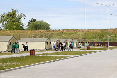 Более 350 бойцов студотрядов встретились на открытии третьего трудового семестра в Бресте