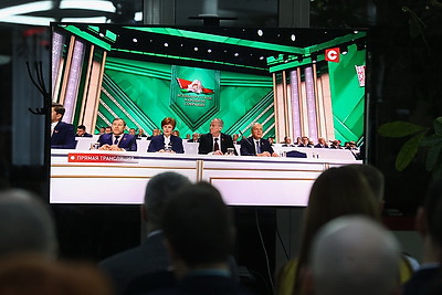 Прямую трансляцию Послания Президента на ВНС смотрят в регионах Беларуси