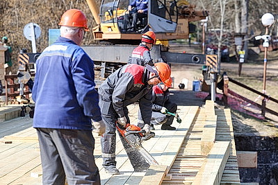 Ремонт водосбросного шлюза \"Домбровка\" на Августовском канале выполнен на 90%