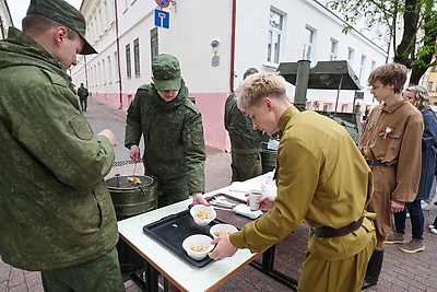 Празднование Дня Победы в Гродно