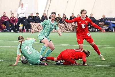 Сборная России WU-16 одержала победу над сборной Беларуси в турнире развития УЕФА