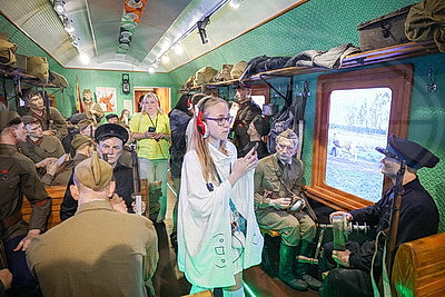 \"Поезд Победы\" прибыл в Гродно