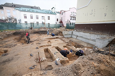 Захоронение конца XVI - начала XVII века обнаружено в центре Гродно