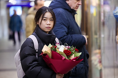 Атмосфера на улицах белорусских городов в преддверии 8 Марта