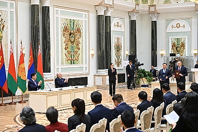 Президенты Беларуси и Монголии обменялись ратификационными грамотами Договора о дружбе и сотрудничестве
