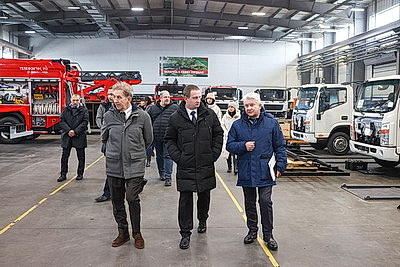 Мобильные госпитали и автолестницы. Что нового презентует крупный белорусский производитель пожарной техники