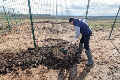 Республиканский субботник: помощь в возведении МТК оказали в Витебском районе