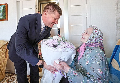 В Витебске поздравили Марию Катульскую со 100-летием