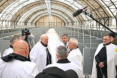 Лукашенко совершил рабочую поездку в Петриковский район