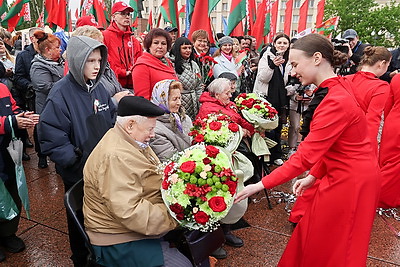 Празднование Дня Победы в Гродно
