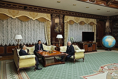 Лукашенко провел переговоры с министром иностранных дел России