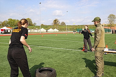 Медподготовка и ориентирование на местности. Воспитанники ВПК соревновались на смотре-конкурсе в Бресте
