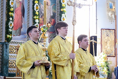 Патриарх Кирилл возглавил Божественную литургию в Свято-Воскресенском соборе Бреста