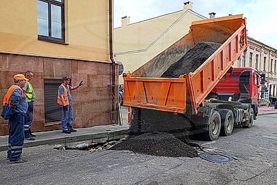 В Гродно устраняют последствия субботней непогоды