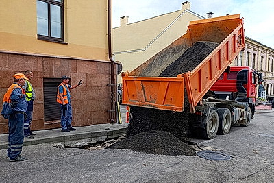 В Гродно устраняют последствия субботней непогоды