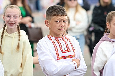 Национальные подворья ярко представлены на фестивале культур в Гродно