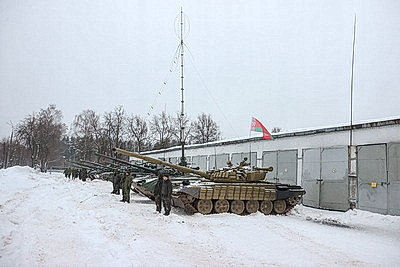 Смотр танкового батальона 120-й отдельной мехбригады прошел в рамках внезапной проверки ВС