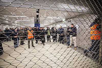 Ночные учения МЧС прошли на станции метро \"Аэродромная\" в Минске