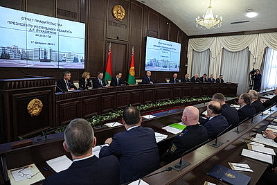 Лукашенко принял отчет правительства за 2025 год