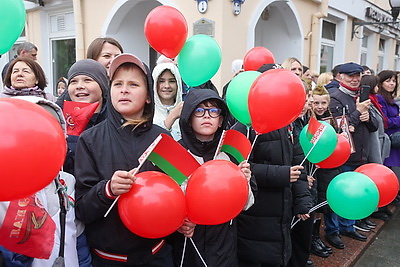 Празднование Дня Победы в Гродно