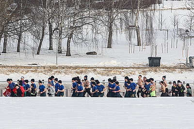 \"Забег настоящих мужчин\" состоялся в Минске