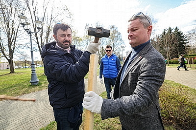 Аллея к 25-летию ШОС заложена в Минске