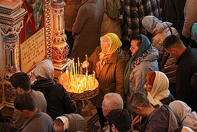 Православные верующие отметили Вербное воскресенье