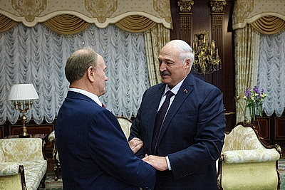 Лукашенко встретился с лидером КПРФ Зюгановым