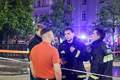 МЧС: пожар на ул.Ленина в Минске ликвидирован, никто не пострадал