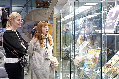 В Национальной библиотеке открылся выставочный проект \"Код мифов\"