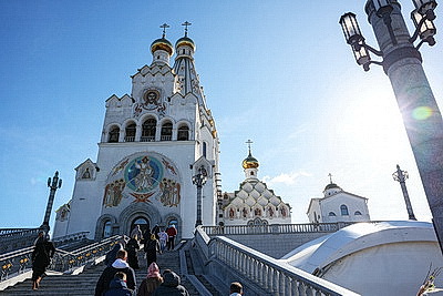 Православные верующие отметили Вербное воскресенье