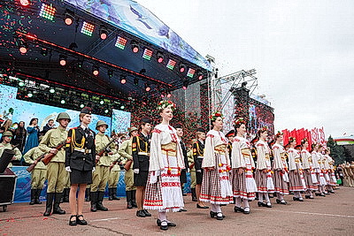 Парад военной техники, памятные акции: 9 Мая в Гомеле