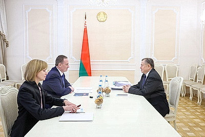 В Совмине состоялась встреча с государственным секретарем Союзного государства