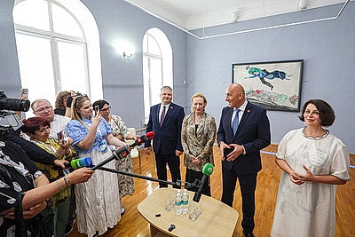 Выставка \"Марк Шагал. Над городом\" открылась в Витебске