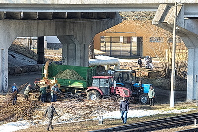 Первый общегородской субботник прошел в Могилеве