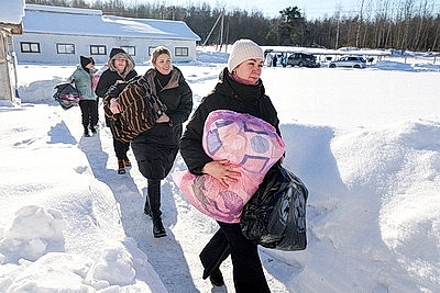 Теплые одеяла для согрева телят передали активисты Витебского областного отделения БСЖ