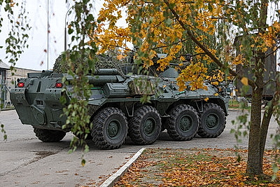 Одно из подразделений 38-й бригады приведено в готовность во время проверки ВС