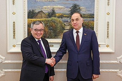 Актуальные вопросы межгосударственного взаимодействия: Вольфович встретился с послом Монголии