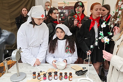 Празднование Дня Победы в Гродно