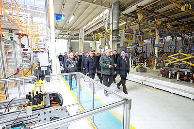 На повестке - перспективы реализации инвестпроектов. Турчин посетил \"БЕЛДЖИ\"