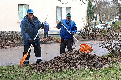 Масштабный субботник прошел в Заводском районе Минска