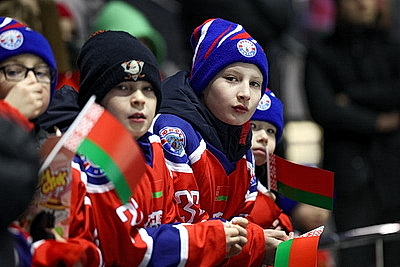 Хоккейная команда Президента победила сборную Гомельской области в матче РХЛ