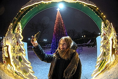 Праздничная атмосфера в Витебске