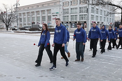 В Витебске стартовал лыжный патриотический поход по случаю 108-летия со дня рождения П.Машерова