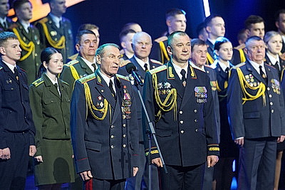 Во Дворце Республики прошло торжественное собрание, посвященное Дню милиции