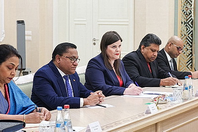 В Совете Республики состоялась встреча с министром иностранных дел, трудоустройства за рубежом и туризма Шри-Ланки