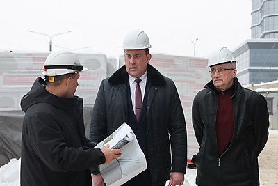 В Московском районе Минска возводится многофункциональный комплекс общественного назначения